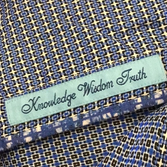 Robert Graham blue button front shirt XL - Picture 8 of 11